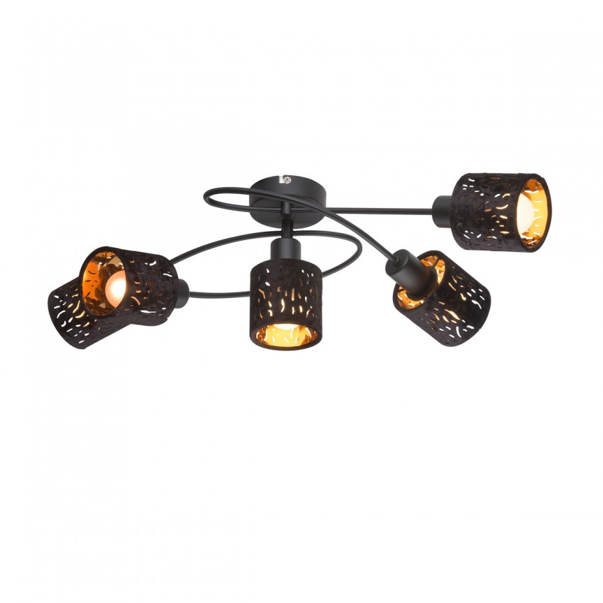 Lustra aplicata catifea design elegant TROY 5L 54121-5 GL, Candelabre si Lustre moderne elegante⭐ modele clasice de lux pentru living, bucatarie si dormitor.✅ DeSiGn actual Top 2020!❤️Promotii lampi❗ ➽ www.evalight.ro. Oferte corpuri de iluminat suspendate pt camere de interior (înalte), suspensii (lungi) de tip lustre si candelabre, pendule decorative stil modern, clasic, rustic, baroc, scandinav, retro sau vintage, aplicate pe perete sau de tavan, cu cristale, abajur din material textil, lemn, metal, sticla, bec Edison sau LED, ieftine de calitate deosebita la cel mai bun pret. a