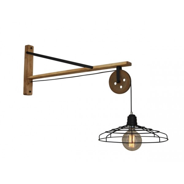 Aplica de perete design rustic-industrial HL-315W-1S1 DEON 77-3174 HL, Promotii lustre, reduceri⭐ corpuri de iluminat, mobila si decoratiuni de interior si exterior.⭕Oferte Pret redus online ➽ www.evalight.ro❗ a