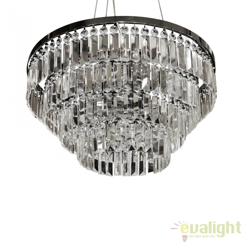 Lustra moderna 2 in 1 design elegant SALERNO, Candelabre si Lustre moderne elegante⭐ modele clasice de lux pentru living, bucatarie si dormitor.✅ DeSiGn actual Top 2020!❤️Promotii lampi❗ ➽ www.evalight.ro. Oferte corpuri de iluminat suspendate pt camere de interior (înalte), suspensii (lungi) de tip lustre si candelabre, pendule decorative stil modern, clasic, rustic, baroc, scandinav, retro sau vintage, aplicate pe perete sau de tavan, cu cristale, abajur din material textil, lemn, metal, sticla, bec Edison sau LED, ieftine de calitate deosebita la cel mai bun pret. a