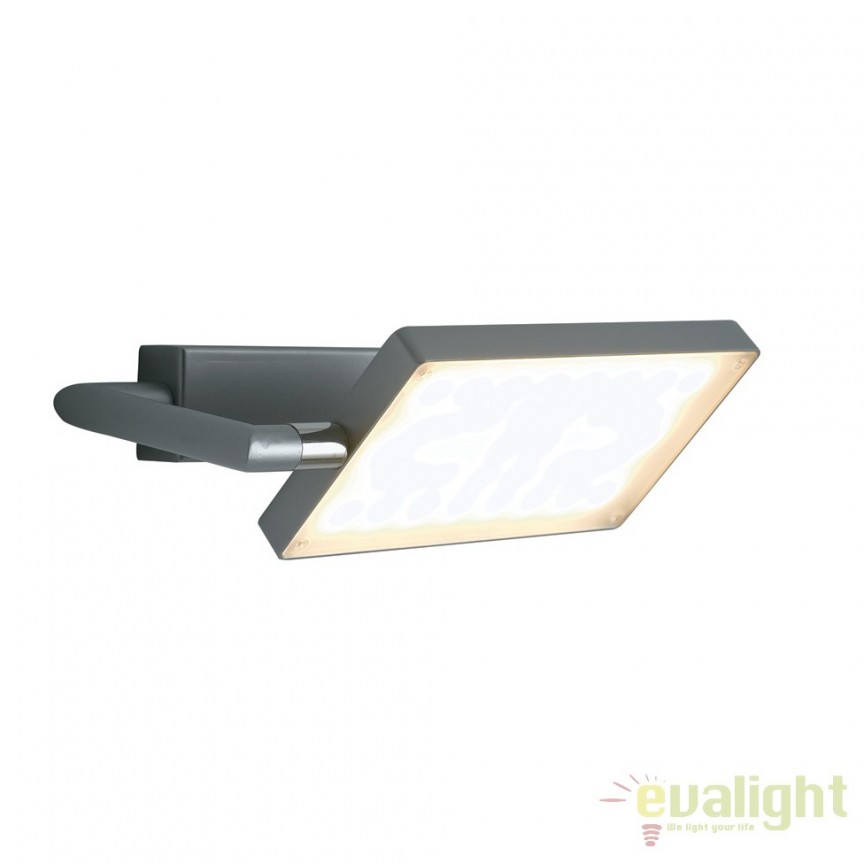 Aplica LED directionabila, design modern Led book, gri LED-BOOK-AP-GR FE, Candelabre si Lustre moderne elegante⭐ modele clasice de lux pentru living, bucatarie si dormitor.✅ DeSiGn actual Top 2020!❤️Promotii lampi❗ ➽ www.evalight.ro. Oferte corpuri de iluminat suspendate pt camere de interior (înalte), suspensii (lungi) de tip lustre si candelabre, pendule decorative stil modern, clasic, rustic, baroc, scandinav, retro sau vintage, aplicate pe perete sau de tavan, cu cristale, abajur din material textil, lemn, metal, sticla, bec Edison sau LED, ieftine de calitate deosebita la cel mai bun pret. a