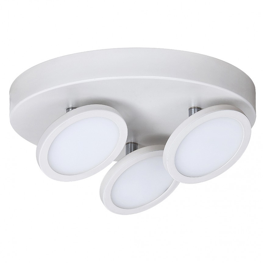 Plafoniera design minimalist cu 3 spoturi LED Elsa 2714 RX, Plafoniere cu spoturi, LED⭐ modele moderne corpuri de iluminat tip spoturi aplicate pe tavan sau perete.✅Design decorativ 2022!❤️Promotii lampi❗ ➽ www.evalight.ro. Alege lustre de iluminat interior tip plafoniere si aplice cu 3 spoturi pe bara cu lumina LED si directie reglabila pentru living, dormitor, bucatarie, baie, hol, camera copii, calitate de lux la cel mai bun pret. a