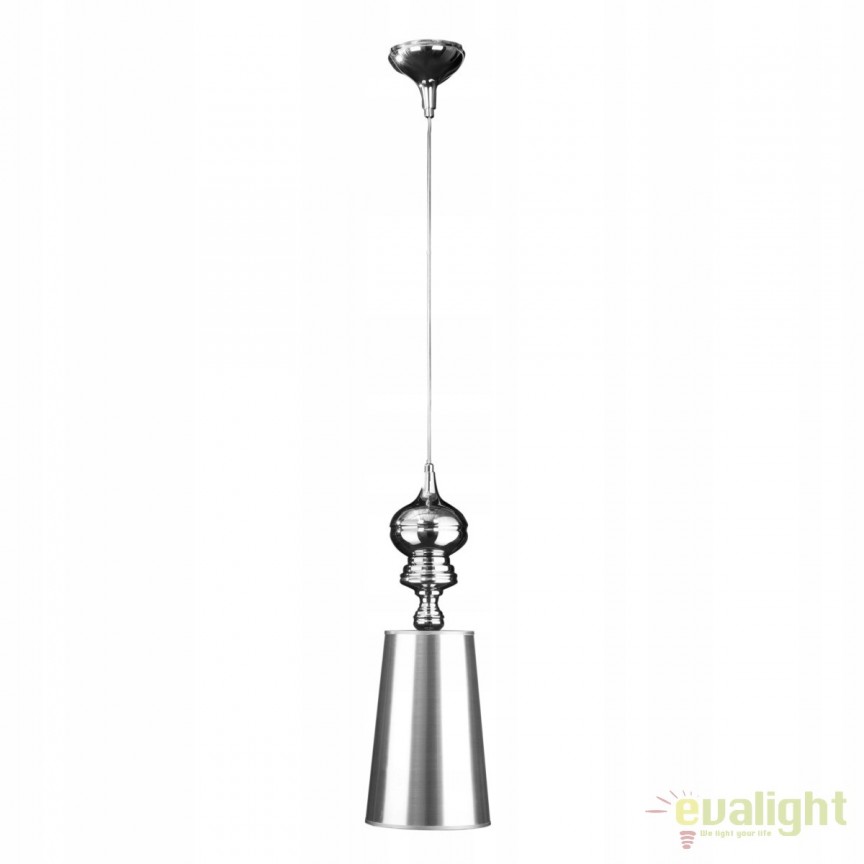 Pendul modern design elegant Baroco Silver, Candelabre si Lustre moderne elegante⭐ modele clasice de lux pentru living, bucatarie si dormitor.✅ DeSiGn actual Top 2020!❤️Promotii lampi❗ ➽ www.evalight.ro. Oferte corpuri de iluminat suspendate pt camere de interior (înalte), suspensii (lungi) de tip lustre si candelabre, pendule decorative stil modern, clasic, rustic, baroc, scandinav, retro sau vintage, aplicate pe perete sau de tavan, cu cristale, abajur din material textil, lemn, metal, sticla, bec Edison sau LED, ieftine de calitate deosebita la cel mai bun pret. a