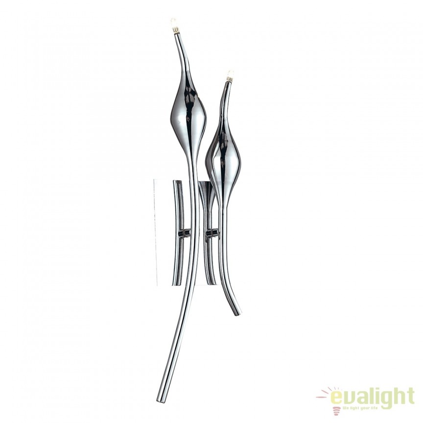 Aplica perete design modern Snake chrome, Candelabre si Lustre moderne elegante⭐ modele clasice de lux pentru living, bucatarie si dormitor.✅ DeSiGn actual Top 2020!❤️Promotii lampi❗ ➽ www.evalight.ro. Oferte corpuri de iluminat suspendate pt camere de interior (înalte), suspensii (lungi) de tip lustre si candelabre, pendule decorative stil modern, clasic, rustic, baroc, scandinav, retro sau vintage, aplicate pe perete sau de tavan, cu cristale, abajur din material textil, lemn, metal, sticla, bec Edison sau LED, ieftine de calitate deosebita la cel mai bun pret. a