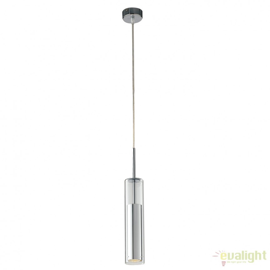 Pendul tubular Taboo crom I-TABOO-S CR FE, Candelabre si Lustre moderne elegante⭐ modele clasice de lux pentru living, bucatarie si dormitor.✅ DeSiGn actual Top 2020!❤️Promotii lampi❗ ➽ www.evalight.ro. Oferte corpuri de iluminat suspendate pt camere de interior (înalte), suspensii (lungi) de tip lustre si candelabre, pendule decorative stil modern, clasic, rustic, baroc, scandinav, retro sau vintage, aplicate pe perete sau de tavan, cu cristale, abajur din material textil, lemn, metal, sticla, bec Edison sau LED, ieftine de calitate deosebita la cel mai bun pret. a