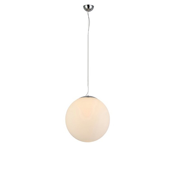 Pendul stil modern Ø25cm Ball alb, Candelabre si Lustre moderne elegante⭐ modele clasice de lux pentru living, bucatarie si dormitor.✅ DeSiGn actual Top 2020!❤️Promotii lampi❗ ➽ www.evalight.ro. Oferte corpuri de iluminat suspendate pt camere de interior (înalte), suspensii (lungi) de tip lustre si candelabre, pendule decorative stil modern, clasic, rustic, baroc, scandinav, retro sau vintage, aplicate pe perete sau de tavan, cu cristale, abajur din material textil, lemn, metal, sticla, bec Edison sau LED, ieftine de calitate deosebita la cel mai bun pret. a