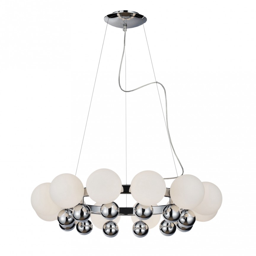 Lustra moderna design elegant Ø57cm Esperanza, Candelabre si Lustre moderne elegante⭐ modele clasice de lux pentru living, bucatarie si dormitor.✅ DeSiGn actual Top 2020!❤️Promotii lampi❗ ➽ www.evalight.ro. Oferte corpuri de iluminat suspendate pt camere de interior (înalte), suspensii (lungi) de tip lustre si candelabre, pendule decorative stil modern, clasic, rustic, baroc, scandinav, retro sau vintage, aplicate pe perete sau de tavan, cu cristale, abajur din material textil, lemn, metal, sticla, bec Edison sau LED, ieftine de calitate deosebita la cel mai bun pret. a