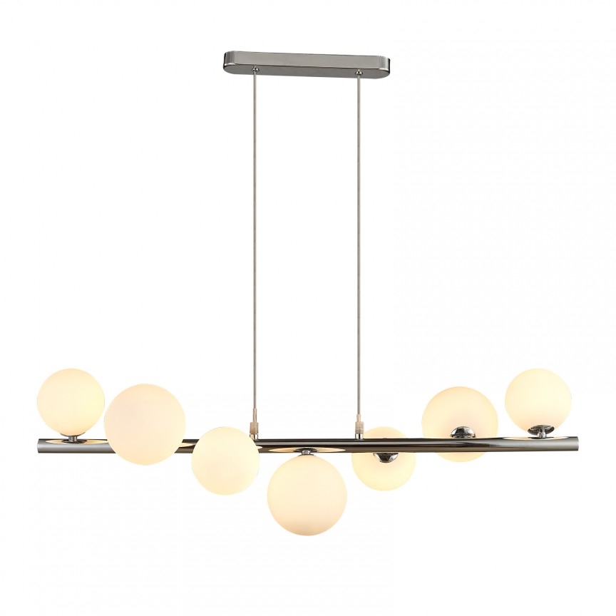 Lustra suspendata design modern SYBILLA 7, Candelabre si Lustre moderne elegante⭐ modele clasice de lux pentru living, bucatarie si dormitor.✅ DeSiGn actual Top 2020!❤️Promotii lampi❗ ➽ www.evalight.ro. Oferte corpuri de iluminat suspendate pt camere de interior (înalte), suspensii (lungi) de tip lustre si candelabre, pendule decorative stil modern, clasic, rustic, baroc, scandinav, retro sau vintage, aplicate pe perete sau de tavan, cu cristale, abajur din material textil, lemn, metal, sticla, bec Edison sau LED, ieftine de calitate deosebita la cel mai bun pret. a