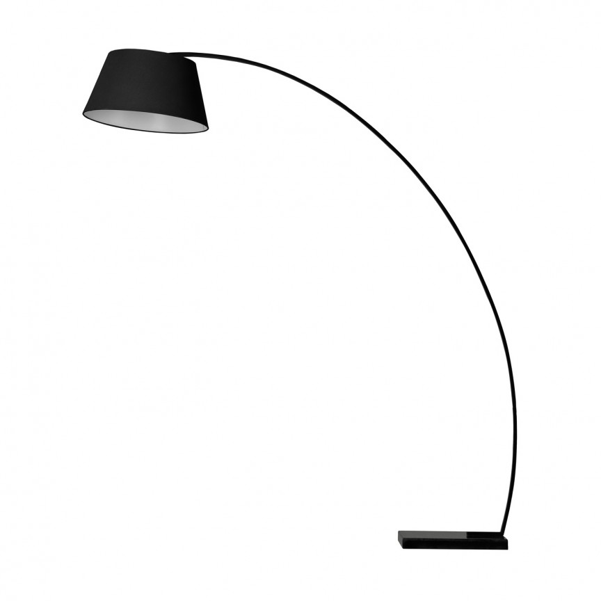 Lampadar de tip arc design modern Olav negru, Lampadare moderne de podea⭐ modele elegante pentru iluminat camera living dormitor.✅DeSiGn decorativ de lux unic!❤️Promotii lampi❗ ➽www.evalight.ro. Alege corpuri de iluminat de podea pt interior cu reader LED, ieftine de calitate deosebita la cel mai bun pret. a