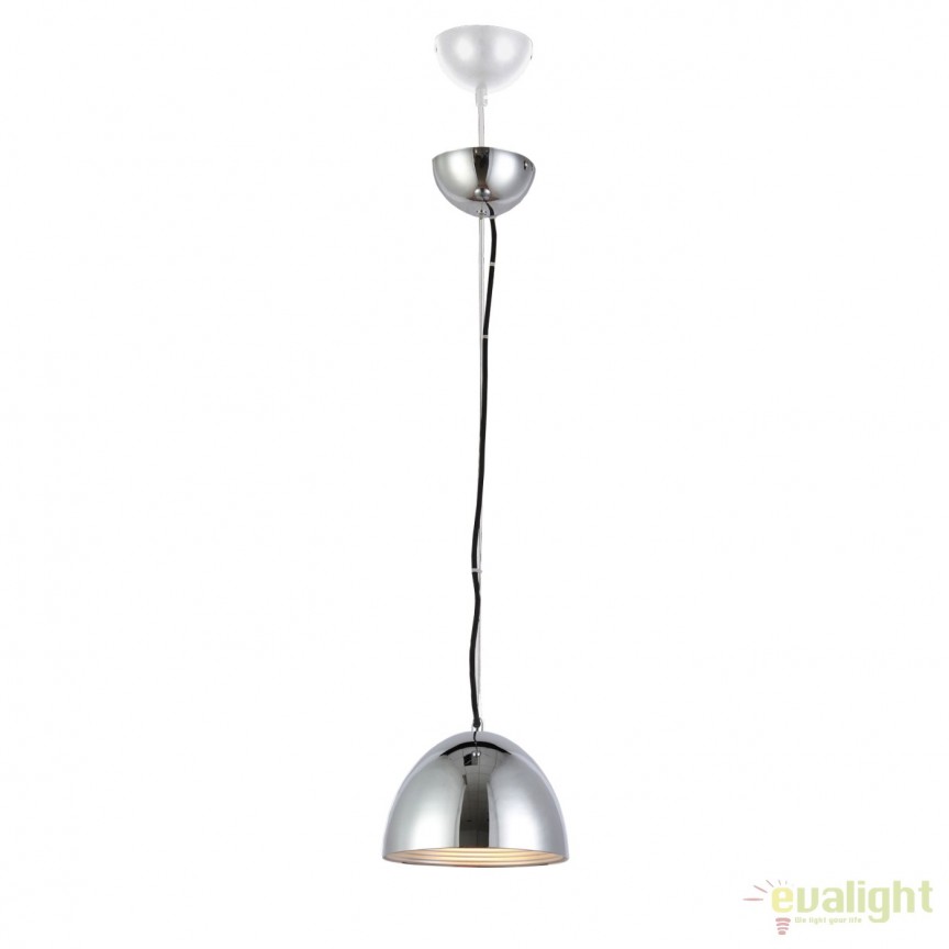 Pendul modern design nordic Ø18cm MODENA crom, Candelabre si Lustre moderne elegante⭐ modele clasice de lux pentru living, bucatarie si dormitor.✅ DeSiGn actual Top 2020!❤️Promotii lampi❗ ➽ www.evalight.ro. Oferte corpuri de iluminat suspendate pt camere de interior (înalte), suspensii (lungi) de tip lustre si candelabre, pendule decorative stil modern, clasic, rustic, baroc, scandinav, retro sau vintage, aplicate pe perete sau de tavan, cu cristale, abajur din material textil, lemn, metal, sticla, bec Edison sau LED, ieftine de calitate deosebita la cel mai bun pret. a