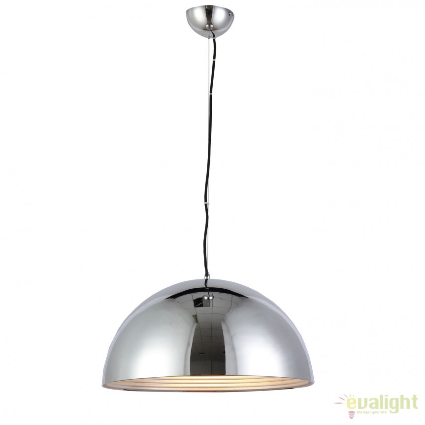 Lustra modern design nordic Ø50cm MODENA crom, Candelabre si Lustre moderne elegante⭐ modele clasice de lux pentru living, bucatarie si dormitor.✅ DeSiGn actual Top 2020!❤️Promotii lampi❗ ➽ www.evalight.ro. Oferte corpuri de iluminat suspendate pt camere de interior (înalte), suspensii (lungi) de tip lustre si candelabre, pendule decorative stil modern, clasic, rustic, baroc, scandinav, retro sau vintage, aplicate pe perete sau de tavan, cu cristale, abajur din material textil, lemn, metal, sticla, bec Edison sau LED, ieftine de calitate deosebita la cel mai bun pret. a