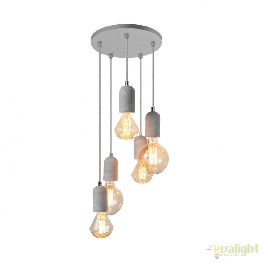 Lustra stil minimalist industrial VOLTA 5, Candelabre si Lustre moderne elegante⭐ modele clasice de lux pentru living, bucatarie si dormitor.✅ DeSiGn actual Top 2020!❤️Promotii lampi❗ ➽ www.evalight.ro. Oferte corpuri de iluminat suspendate pt camere de interior (înalte), suspensii (lungi) de tip lustre si candelabre, pendule decorative stil modern, clasic, rustic, baroc, scandinav, retro sau vintage, aplicate pe perete sau de tavan, cu cristale, abajur din material textil, lemn, metal, sticla, bec Edison sau LED, ieftine de calitate deosebita la cel mai bun pret. a