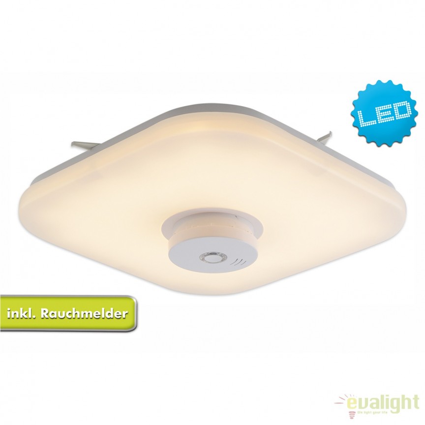 Plafoniera LED cu detector de fum Neapel 1217323 NV, Promotii lustre, reduceri⭐ corpuri de iluminat, mobila si decoratiuni de interior si exterior.⭕Oferte Pret redus online ➽ www.evalight.ro❗ a