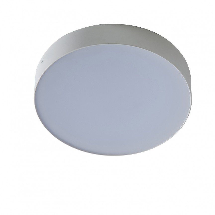 Plafoniera LED design slim MONZA R 40 3000K alba, Plafoniere LED⭐ modele moderne pentru iluminat living, dormitor, bucatarie.✅DeSiGn decorativ!❤️Promotii lampi LED❗ ➽www.evalight.ro. Alege lustre LED de interior de tip plafoniera aplicate de tavan sau de perete, ieftine si de lux, calitate deosebita la cel mai bun pret. a