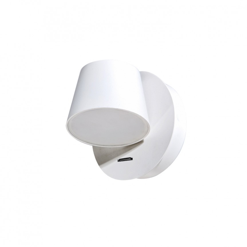 Aplica perete LED design modern RAMONA 1 alba, Aplice de perete LED, moderne⭐ modele potrivite pentru dormitor, living, baie, hol, bucatarie.✅DeSiGn LED decorativ unic!❤️Promotii lampi❗ ➽ www.evalight.ro. Alege corpuri de iluminat cu LED pt interior, elegante din cristal (becuri cu leduri si module LED integrate cu lumina calda, naturala sau rece), ieftine si de lux, calitate deosebita la cel mai bun pret.  a