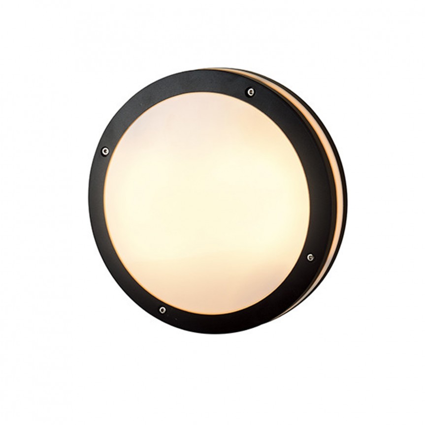 Aplica LED de perete / tavan pentru exterior IP54 FANO R, Plafoniere exterior, LED⭐ lampi de iluminat exterior rustice, clasice, moderne pentru terasa casa.✅Design decorativ!❤️Promotii ➽ www.evalight.ro❗ Alege corpuri de iluminat exterior rezistente la apa, tip aplice si spoturi aplicate pt tavan sau perete, solare cu senzori de miscare, metalice, abajur din sticla cu decor ornamental, ieftine si de lux, calitate deosebita la cel mai bun pret. a