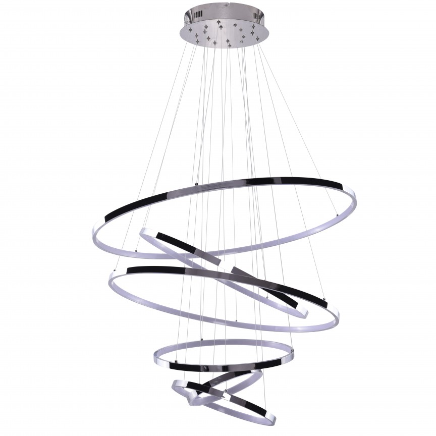 Lustra LED dimabila design modern casa scarii Wheel 6 Long crom, Lustre si corpuri de iluminat pentru casa scarii⭐ candelabre mari elegante de lux, decorate cu cristale, stil modern.✅DeSiGn decorativ unic❗ ➽www.evalight.ro. Alege corpuri de iluminat interior suspendate de tip suspensii, modele potrivite pt HoReCa (hotel, receptie restaurant, pensiune, bar), spatii comerciale sau case spatioase cu tavan înalt, calitate deosebita la cel mai bun pret. a