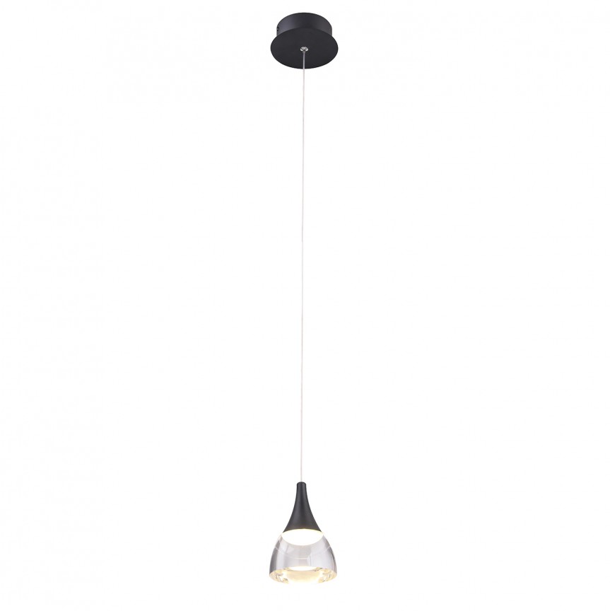 Pendul LED design modern Dalmatia 1 Black, Candelabre si Lustre moderne elegante⭐ modele clasice de lux pentru living, bucatarie si dormitor.✅ DeSiGn actual Top 2020!❤️Promotii lampi❗ ➽ www.evalight.ro. Oferte corpuri de iluminat suspendate pt camere de interior (înalte), suspensii (lungi) de tip lustre si candelabre, pendule decorative stil modern, clasic, rustic, baroc, scandinav, retro sau vintage, aplicate pe perete sau de tavan, cu cristale, abajur din material textil, lemn, metal, sticla, bec Edison sau LED, ieftine de calitate deosebita la cel mai bun pret. a