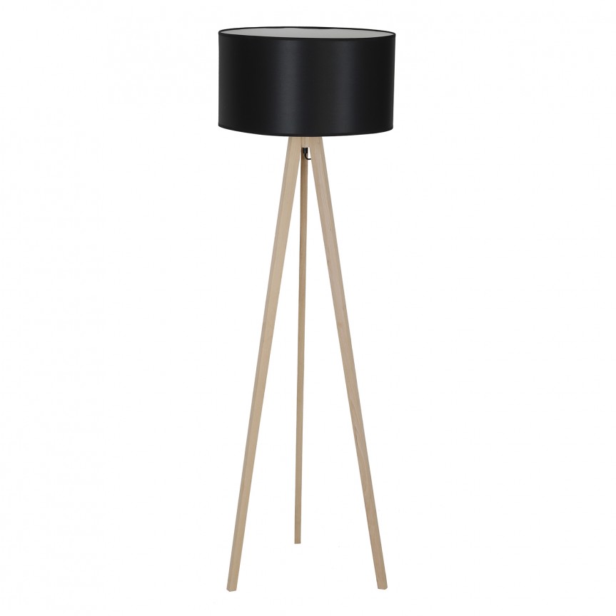 Lampadar cu trepied din lemn design modern Tripod negru, Lampadare moderne de podea⭐ modele elegante pentru iluminat camera living dormitor.✅DeSiGn decorativ de lux unic!❤️Promotii lampi❗ ➽www.evalight.ro. Alege corpuri de iluminat de podea pt interior cu reader LED, ieftine de calitate deosebita la cel mai bun pret. a