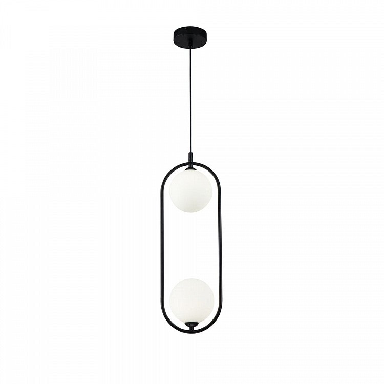 Lustra / Pendul design modern cu 2 surse de lumina Ring negru MYMOD013PL-02B, Corpuri de iluminat, lustre, aplice, veioze, lampadare, plafoniere. Mobilier si decoratiuni, oglinzi, scaune, fotolii. Oferte speciale iluminat interior si exterior. Livram in toata tara.  