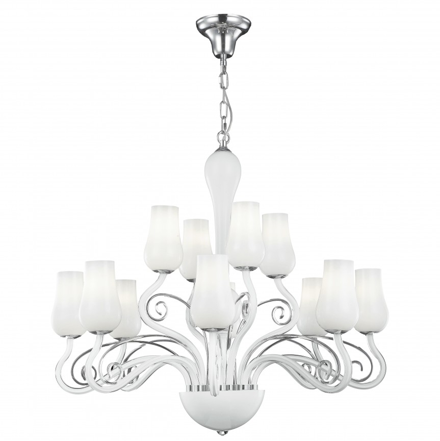 Candelabru cu 12 brate Angel, design elegant I-ANGEL/12 FE, Candelabre si Lustre moderne⭐ modele elegante de lux pentru dormitor living, bucatarie.✅DeSiGn decorativ unic!❤️Promotii lampi❗ ➽www.evalight.ro. Alege corpuri de iluminat suspendate pt interior stil modern, suspensii de tip pendule cu cristale, abajur material textil, lemn, metal, sticla, bec tip lumanare Edison sau LED, ieftine de calitate deosebita la cel mai bun pret.

 a