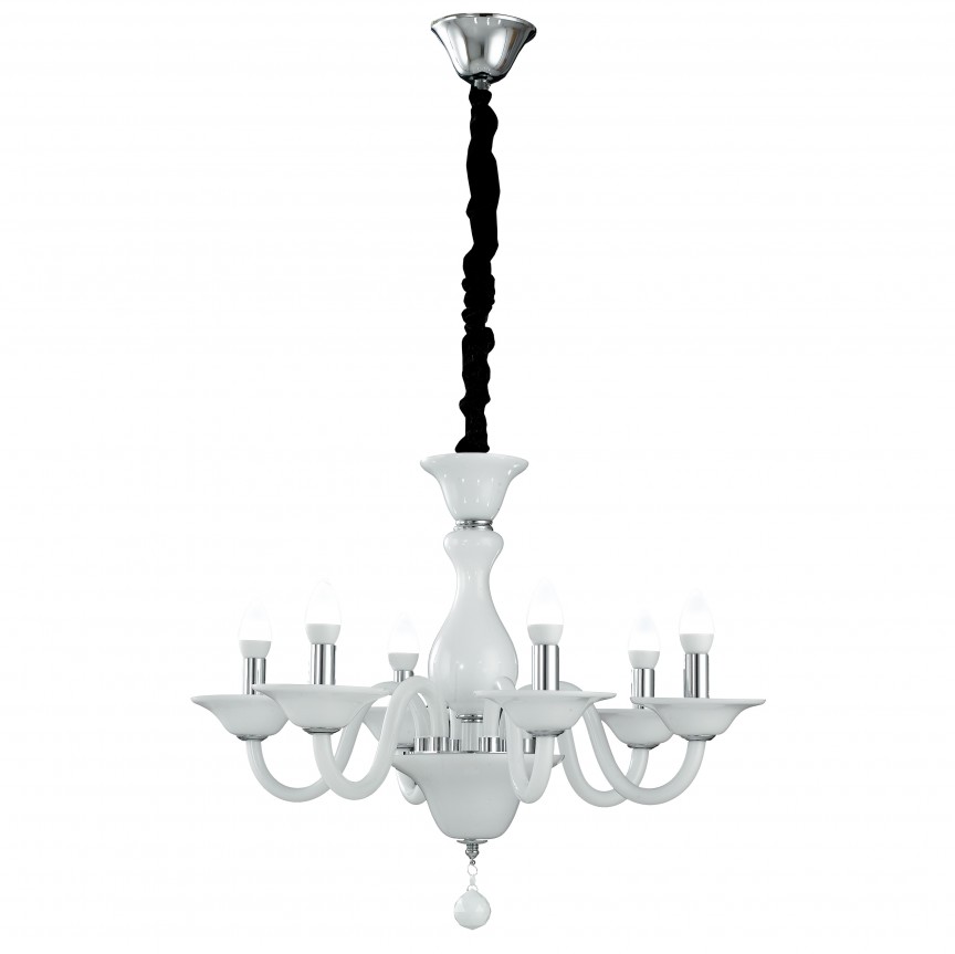 Candelabru cu 6 brate design modern Soffio I-SOFFIO/6 FE, Candelabre si Lustre moderne⭐ modele elegante de lux pentru dormitor living, bucatarie.✅DeSiGn decorativ unic!❤️Promotii lampi❗ ➽www.evalight.ro. Alege corpuri de iluminat suspendate pt interior stil modern, suspensii de tip pendule cu cristale, abajur material textil, lemn, metal, sticla, bec tip lumanare Edison sau LED, ieftine de calitate deosebita la cel mai bun pret.

 a