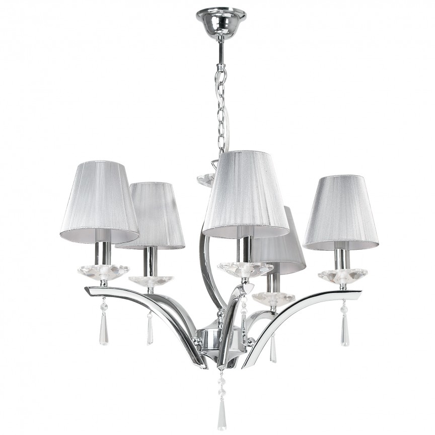 Candelabru cu 6 brate Orchestra I-ORCHESTRA/5 FE, Candelabre si Lustre moderne⭐ modele elegante de lux pentru dormitor living, bucatarie.✅DeSiGn decorativ unic!❤️Promotii lampi❗ ➽www.evalight.ro. Alege corpuri de iluminat suspendate pt interior stil modern, suspensii de tip pendule cu cristale, abajur material textil, lemn, metal, sticla, bec tip lumanare Edison sau LED, ieftine de calitate deosebita la cel mai bun pret.

 a