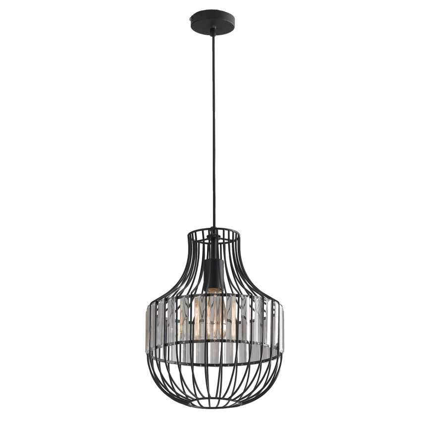 Lusta loft design Art Deco, Opium 30cm, Candelabre si Lustre moderne elegante⭐ modele clasice de lux pentru living, bucatarie si dormitor.✅ DeSiGn actual Top 2020!❤️Promotii lampi❗ ➽ www.evalight.ro. Oferte corpuri de iluminat suspendate pt camere de interior (înalte), suspensii (lungi) de tip lustre si candelabre, pendule decorative stil modern, clasic, rustic, baroc, scandinav, retro sau vintage, aplicate pe perete sau de tavan, cu cristale, abajur din material textil, lemn, metal, sticla, bec Edison sau LED, ieftine de calitate deosebita la cel mai bun pret. a