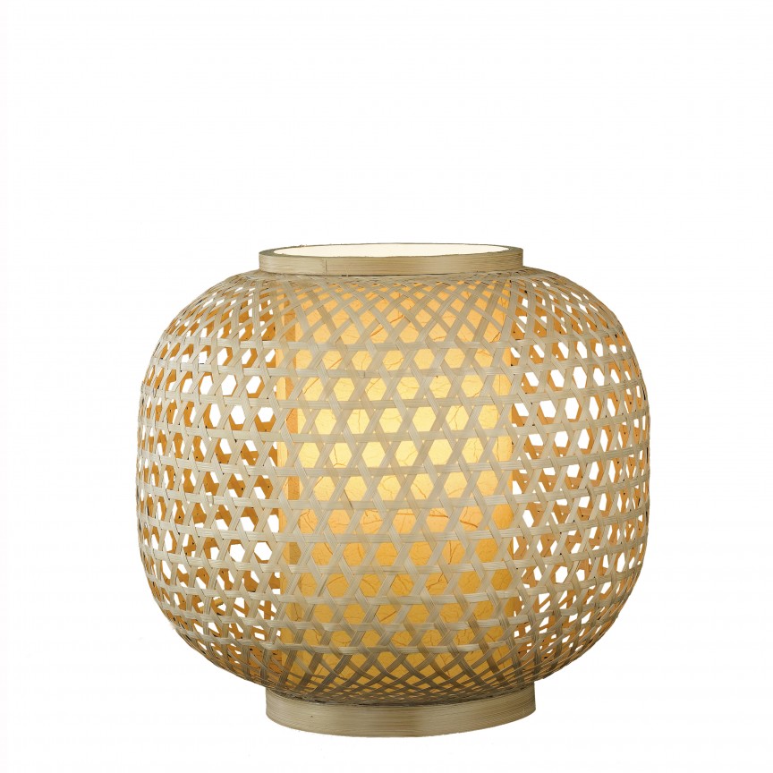 Veioza din bambus I-ZEN-LUME FE, 25cm, Candelabre si Lustre moderne elegante⭐ modele clasice de lux pentru living, bucatarie si dormitor.✅ DeSiGn actual Top 2020!❤️Promotii lampi❗ ➽ www.evalight.ro. Oferte corpuri de iluminat suspendate pt camere de interior (înalte), suspensii (lungi) de tip lustre si candelabre, pendule decorative stil modern, clasic, rustic, baroc, scandinav, retro sau vintage, aplicate pe perete sau de tavan, cu cristale, abajur din material textil, lemn, metal, sticla, bec Edison sau LED, ieftine de calitate deosebita la cel mai bun pret. a