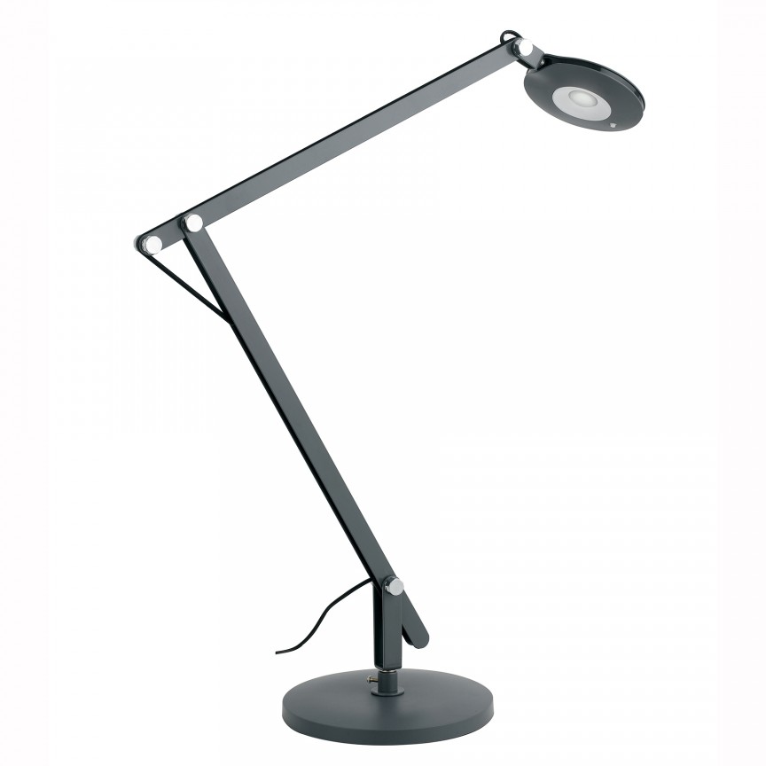 Lampa de birou /Aplica LED cu brat articulat Locke, gri LEDT-LOCKE-GREY FE, Veioze / Lampi cu LED, de masa & de birou⭐ modele elegante inalte pentru noptiere dormitor si living.✅DeSiGn decorativ de lux unic!❤️Promotii lampi LED❗ ➽www.evalight.ro. Alege corpuri de iluminat LED interior tip lampi cu picior inalt pt citit cu reader LED, de podea, aspect vintage deosebit cu cristal, abajur din material textil, sticla, lemn, metalic, ceramica cu flori, ieftine de calitate la cel mai bun pret. a