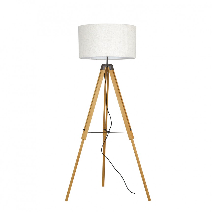 Lampadar / Lampa de podea cu trepied de lemn STUDIOS, Lampadare moderne de podea⭐ modele elegante pentru iluminat camera living dormitor.✅DeSiGn decorativ de lux unic!❤️Promotii lampi❗ ➽www.evalight.ro. Alege corpuri de iluminat de podea pt interior cu reader LED, ieftine de calitate deosebita la cel mai bun pret. a