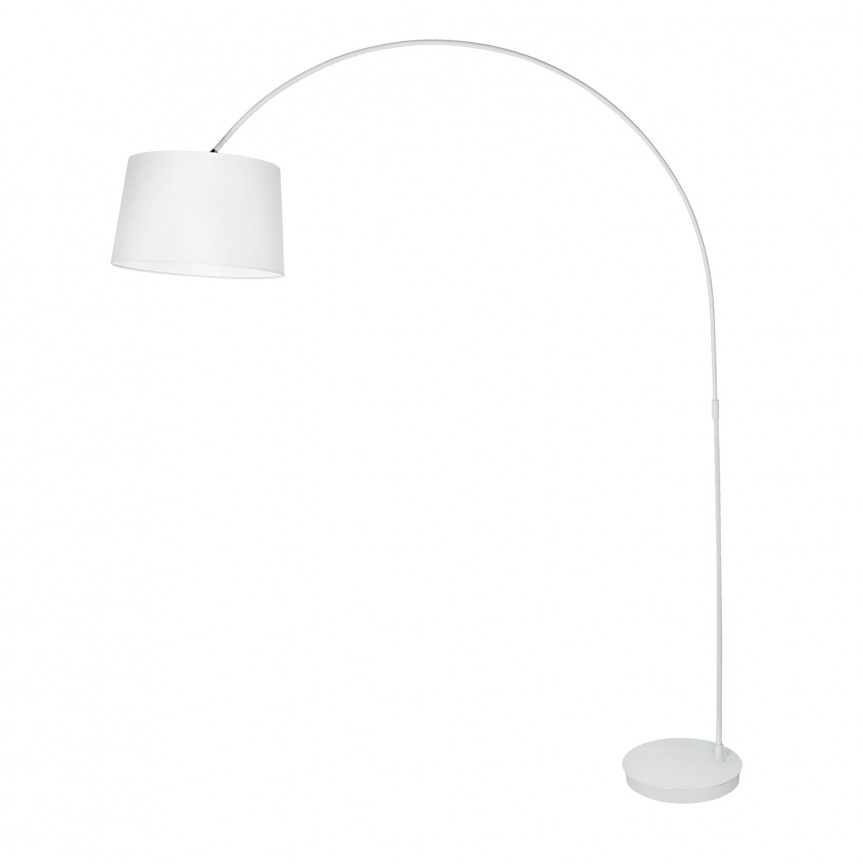 Lampadar / Lampa de podea tip arc Dream alb, Lampadare moderne de podea⭐ modele elegante pentru iluminat camera living dormitor.✅DeSiGn decorativ de lux unic!❤️Promotii lampi❗ ➽www.evalight.ro. Alege corpuri de iluminat de podea pt interior cu reader LED, ieftine de calitate deosebita la cel mai bun pret. a