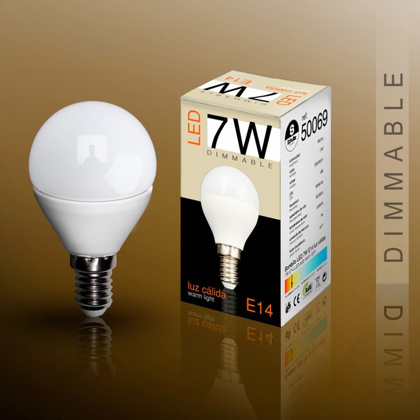 Bec LED E14 DIMABIL, 7W 3000K lumina calda Globe mini opal SV-50069, Becuri, LED⭐ modele becuri economice si puternice cu halogen, decorative vintage si clasice cu filament Edison style.✅Clasa eficienta energetica!❤️Promotii bec-uri❗ ➽ www.evalight.ro. Alege temperatura de culoare potrivita a becurilor functie de tipul de iluminat interior sau exterior: cu lumina calda, rece, naturala sau neutra. a