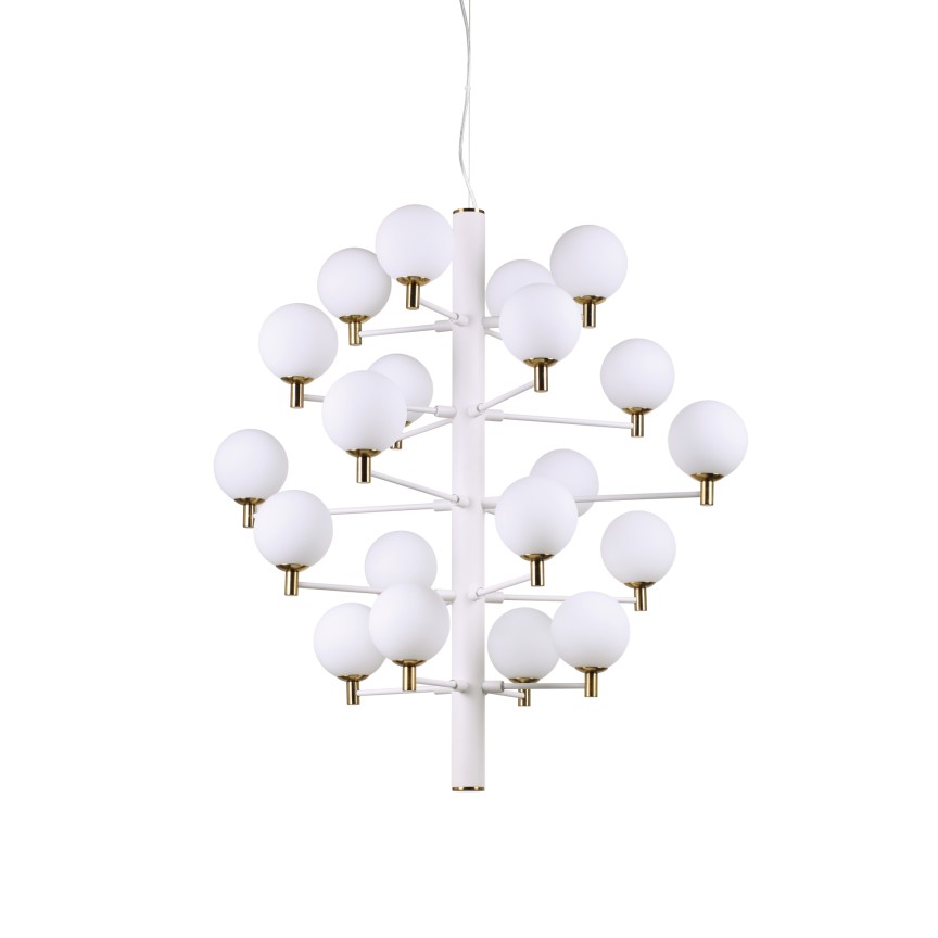 Candelabru design modern COPERNICO SP20 BIANCO, D-86cm 197326, Lustre si corpuri de iluminat pentru casa scarii⭐ candelabre mari elegante de lux, decorate cu cristale, stil modern.✅DeSiGn decorativ unic❗ ➽www.evalight.ro. Alege corpuri de iluminat interior suspendate de tip suspensii, modele potrivite pt HoReCa (hotel, receptie restaurant, pensiune, bar), spatii comerciale sau case spatioase cu tavan înalt, calitate deosebita la cel mai bun pret. a