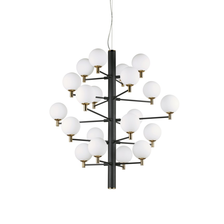 Candelabru design modern COPERNICO SP20 NERO, D-86cm 197333, Lustre si corpuri de iluminat pentru casa scarii⭐ candelabre mari elegante de lux, decorate cu cristale, stil modern.✅DeSiGn decorativ unic❗ ➽www.evalight.ro. Alege corpuri de iluminat interior suspendate de tip suspensii, modele potrivite pt HoReCa (hotel, receptie restaurant, pensiune, bar), spatii comerciale sau case spatioase cu tavan înalt, calitate deosebita la cel mai bun pret. a