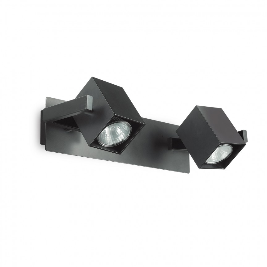 Aplica design modern cu 2 spoturi directionabile MOUSE AP2 negru 156705, Promotii lustre, reduceri⭐ corpuri de iluminat, mobila si decoratiuni de interior si exterior.⭕Oferte Pret redus online ➽ www.evalight.ro❗ a