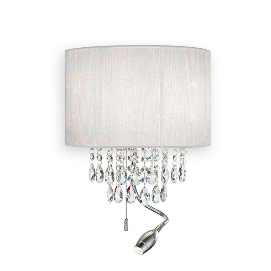 Aplica de perete LED cristal Venezian OPERA AP3 BIANCO 068268, Aplice de perete clasice⭐ modele elegante pentru dormitor, living, hol, bucatarie.✅DeSiGn decorativ de lux unic!❤️Promotii lampi❗ ➽ www.evalight.ro. Alege oferte la corpuri de iluminat interior stil clasic pt perete si tavan, decor cristal, bec LED sau vintage, ieftine de calitate deosebita la cel mai bun pret. a