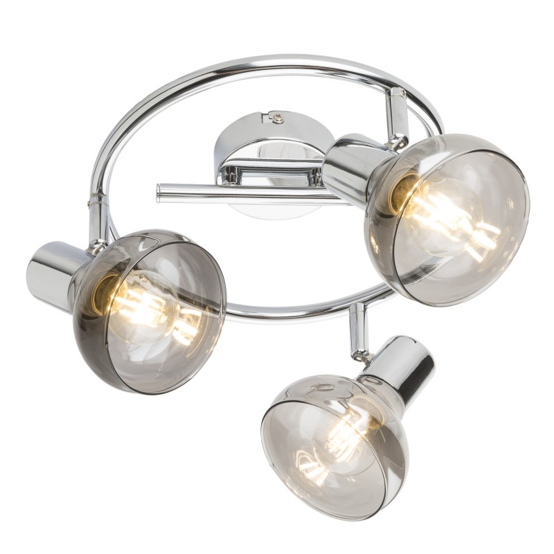 Lustra cu 3 spoturi LOTHAR 54921-3 GL , Plafoniere cu spoturi, LED⭐ modele moderne corpuri de iluminat tip spoturi aplicate pe tavan sau perete.✅Design decorativ 2022!❤️Promotii lampi❗ ➽ www.evalight.ro. Alege lustre de iluminat interior tip plafoniere si aplice cu 3 spoturi pe bara cu lumina LED si directie reglabila pentru living, dormitor, bucatarie, baie, hol, camera copii, calitate de lux la cel mai bun pret. a