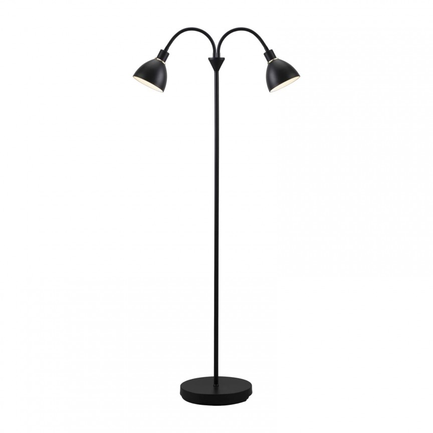 Lampadar modern cu 2 brate flexibile Ray negru 63224003 NL, Candelabre si Lustre moderne elegante⭐ modele clasice de lux pentru living, bucatarie si dormitor.✅ DeSiGn actual Top 2020!❤️Promotii lampi❗ ➽ www.evalight.ro. Oferte corpuri de iluminat suspendate pt camere de interior (înalte), suspensii (lungi) de tip lustre si candelabre, pendule decorative stil modern, clasic, rustic, baroc, scandinav, retro sau vintage, aplicate pe perete sau de tavan, cu cristale, abajur din material textil, lemn, metal, sticla, bec Edison sau LED, ieftine de calitate deosebita la cel mai bun pret. a