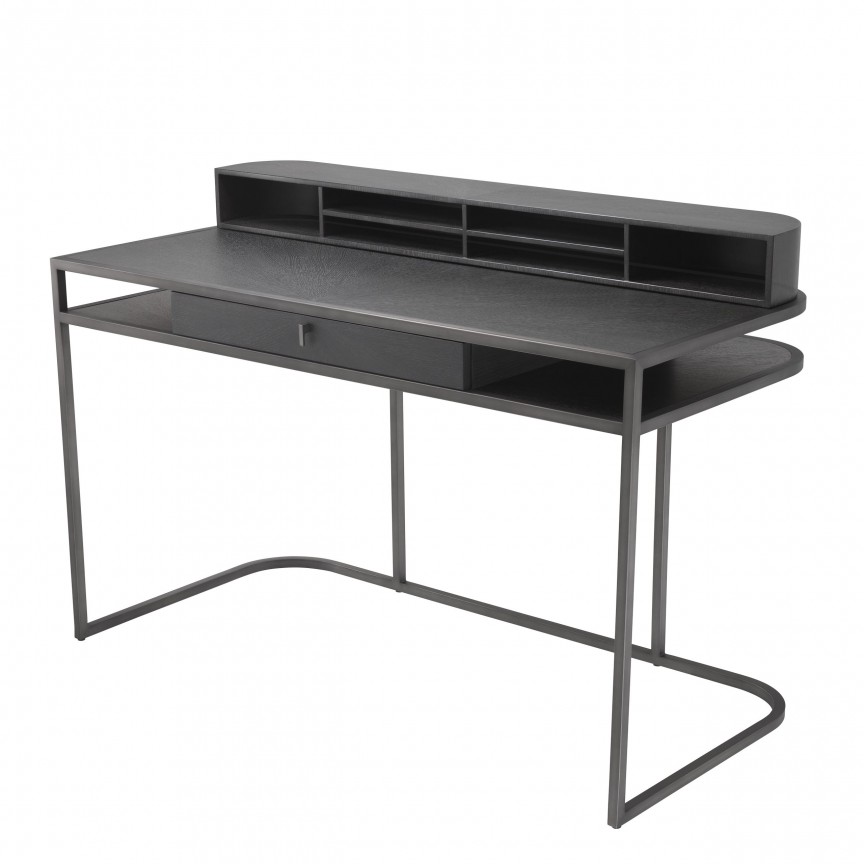 Birou design LUX Highland gri 113291 HZ, Console / Birouri moderne⭐ modele de lux pentru perete hol, mobila living.❤️Promotii mese consola si birou tip consola❗ ➽ www.evalight.ro. Alege mese tip console din lemn, metal, sticla, cu picioare inalte, cu sertare si rafturi, oglinda: clasice in stil baroc, scandinave, minimalist, vintage retro, industrial, pt intrare casa, ieftine si de calitate deosebita la cel mai bun pret. a