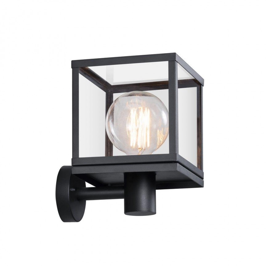 Aplica de perete exterior Dalton 46901003 NL, Aplice de exterior clasice, rustice, traditionale⭐ lampi de perete pentru iluminat exterior terasa casa.✅Design decorativ unic!❤️Promotii online❗ ➽www.evalight.ro. Alege oferte la corpuri de iluminat exterior rezistente la apa tip felinar din metal antichizat, abajur din sticla cu decor ornamental, bec LED si lumina ambientala, ieftine si de lux, calitate deosebita la cel mai bun pret. a