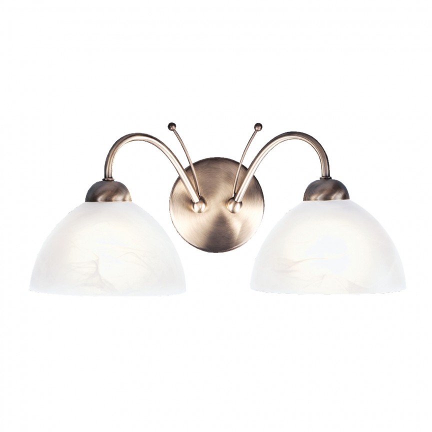 Aplica de perete stil clasic Milanese 2L alama antic 1132-2AB SRT, Aplice de perete clasice⭐ modele elegante pentru dormitor, living, hol, bucatarie.✅DeSiGn decorativ de lux unic!❤️Promotii lampi❗ ➽ www.evalight.ro. Alege oferte la corpuri de iluminat interior stil clasic pt perete si tavan, decor cristal, bec LED sau vintage, ieftine de calitate deosebita la cel mai bun pret. a