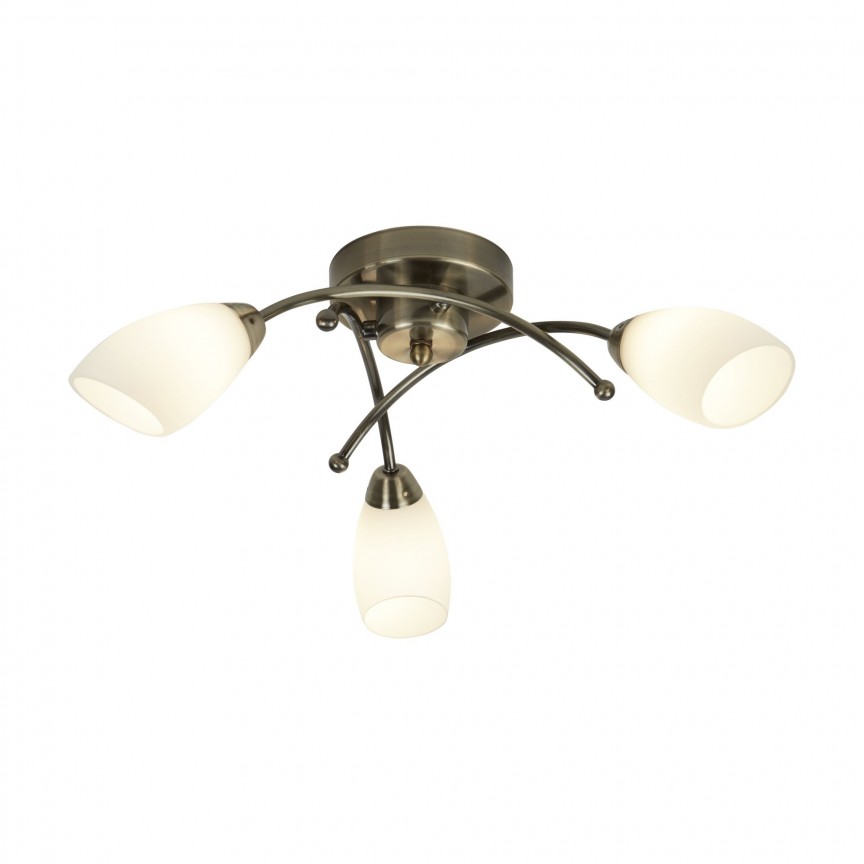 Lustra clasica aplicata Opera 3L alama antique 8183-3AB SRT, Corpuri de iluminat clasice⭐ modele lustre interior pentru living, dormitor, bucatarie, baie, hol.✅DeSiGn decorativ unic!❤️Promotii lampi❗ ➽www.evalight.ro. Alege Corpuri de iluminat interior elegante in stil clasic, suspendate sau aplicate de tavan si perete, decorate traditional, industrial, retro sau vintage, pt casa, ieftine si de lux, calitate deosebita la cel mai bun pret. 
 a