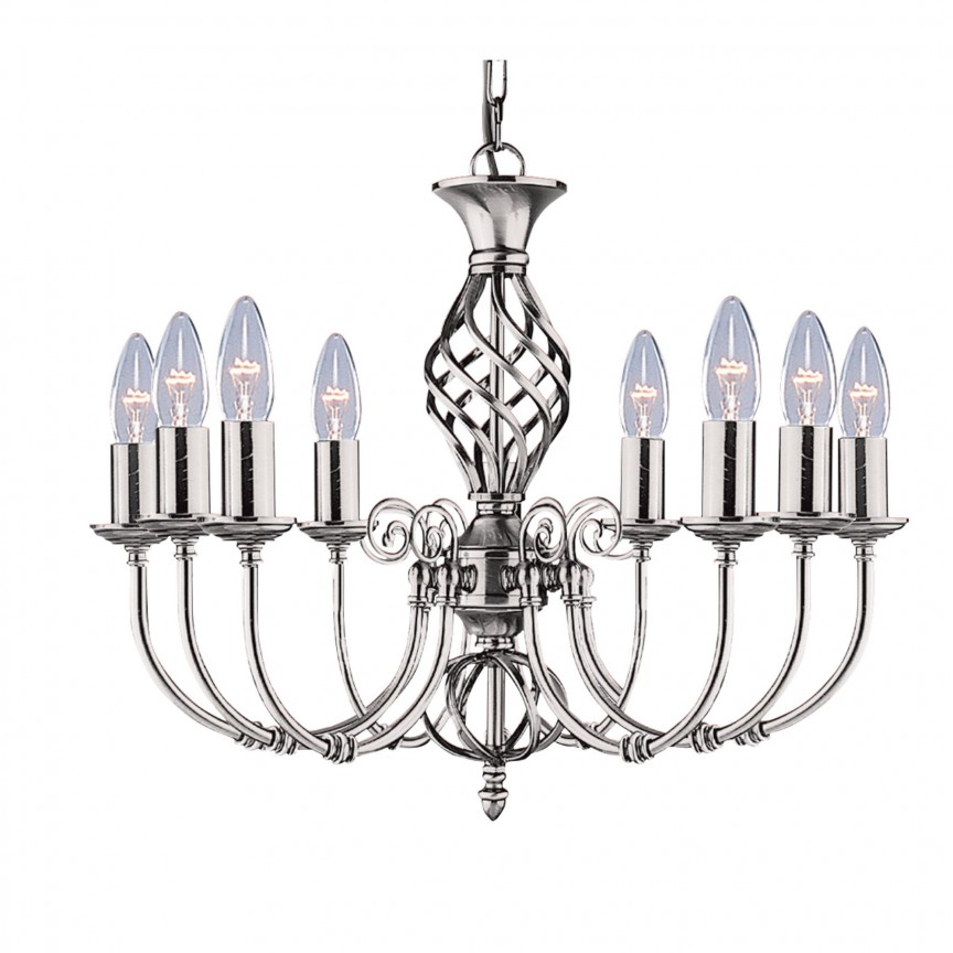 Candelabru elegant stil clasic Zanzibar argintiu 8L 4489-8 SRT, Candelabre clasice / Lustre si Pendule⭐ modele elegante de lux pentru iluminat living, dormitor, bucatarie.✅DeSiGn decorativ unic!❤️Promotii❗ Lustre clasice ➽ www.evalight.ro. Alege oferte la colectii NOI de corpuri de iluminat pt interior în stil clasic, industrial, retro sau vintage, lampi suspendate deosebite de tip suspensii, decorate cu margele cu cristal, abajur textil, de sticla, becuri normale tip lumanare cu filament sau LED, ieftine de calitate la cel mai bun pret. a