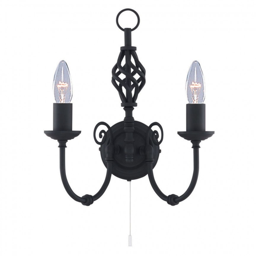 Aplica de perete stil clasic Zanzibar neagra 3380-2 SRT, Candelabre si Lustre moderne elegante⭐ modele clasice de lux pentru living, bucatarie si dormitor.✅ DeSiGn actual Top 2020!❤️Promotii lampi❗ ➽ www.evalight.ro. Oferte corpuri de iluminat suspendate pt camere de interior (înalte), suspensii (lungi) de tip lustre si candelabre, pendule decorative stil modern, clasic, rustic, baroc, scandinav, retro sau vintage, aplicate pe perete sau de tavan, cu cristale, abajur din material textil, lemn, metal, sticla, bec Edison sau LED, ieftine de calitate deosebita la cel mai bun pret. a