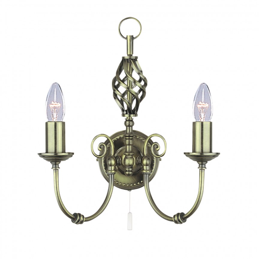 Aplica de perete stil clasic Zanzibar alama 8392-2 SRT, Candelabre clasice / Lustre si Pendule⭐ modele elegante de lux pentru iluminat living, dormitor, bucatarie.✅DeSiGn decorativ unic!❤️Promotii❗ Lustre clasice ➽ www.evalight.ro. Alege oferte la colectii NOI de corpuri de iluminat pt interior în stil clasic, industrial, retro sau vintage, lampi suspendate deosebite de tip suspensii, decorate cu margele cu cristal, abajur textil, de sticla, becuri normale tip lumanare cu filament sau LED, ieftine de calitate la cel mai bun pret. a