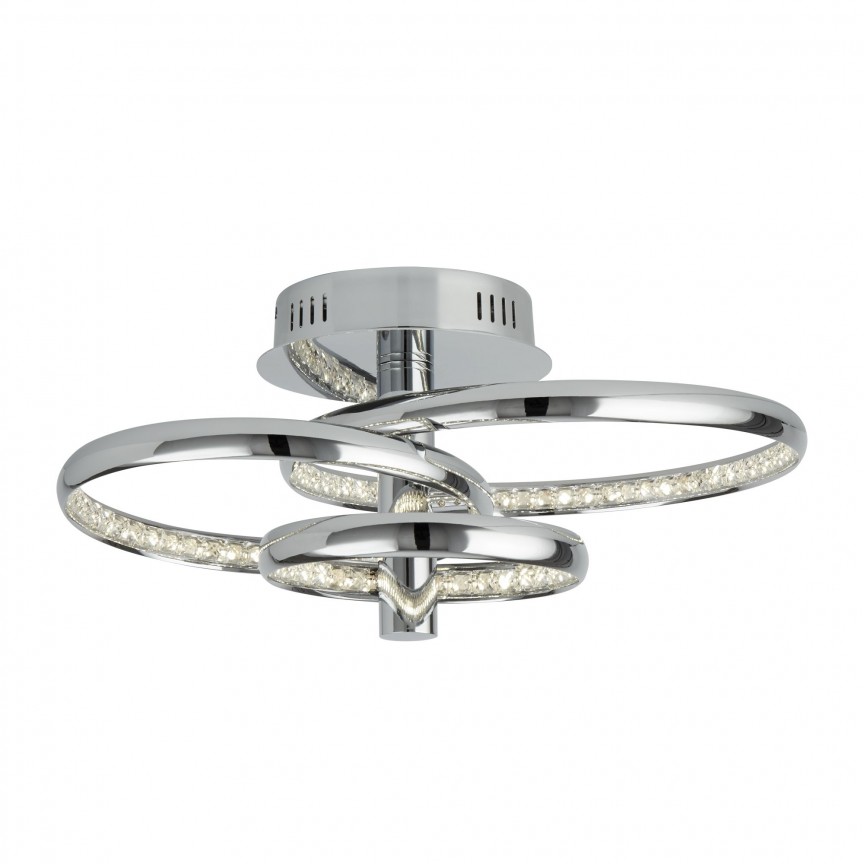 Lustra LED moderna aplicata Rings 28W 3133-3CC SRT, Plafoniere moderne, LED⭐ modele elegante pentru living, dormitor, bucatarie sau hol.✅DeSiGn decorativ actual unic!❤️Promotii lampi❗ ➽www.evalight.ro. Alege corpuri de iluminat interior de tip plafoniera, lustre aplicate de tavan si perete pt camere casa, ieftine si de lux, calitate deosebita la cel mai bun pret. a