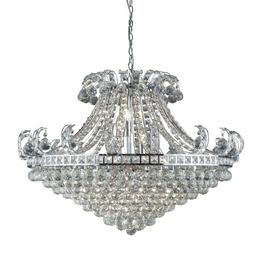 Lustra cristal design lux Bloomsbury 8L 5048-8CC SRT, Candelabre clasice / Lustre si Pendule⭐ modele elegante de lux pentru iluminat living, dormitor, bucatarie.✅DeSiGn decorativ unic!❤️Promotii❗ Lustre clasice ➽ www.evalight.ro. Alege oferte la colectii NOI de corpuri de iluminat pt interior în stil clasic, industrial, retro sau vintage, lampi suspendate deosebite de tip suspensii, decorate cu margele cu cristal, abajur textil, de sticla, becuri normale tip lumanare cu filament sau LED, ieftine de calitate la cel mai bun pret. a