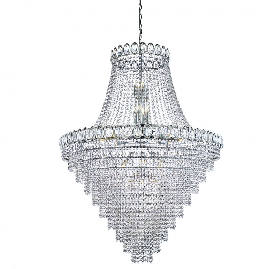 Lustra cristal casa scarii design LUX Louis Philippe 28L 1711-102CC SRT, Candelabre si Lustre moderne⭐ modele elegante de lux pentru dormitor living, bucatarie.✅DeSiGn decorativ unic!❤️Promotii lampi❗ ➽www.evalight.ro. Alege corpuri de iluminat suspendate pt interior stil modern, suspensii de tip pendule cu cristale, abajur material textil, lemn, metal, sticla, bec tip lumanare Edison sau LED, ieftine de calitate deosebita la cel mai bun pret.

 a