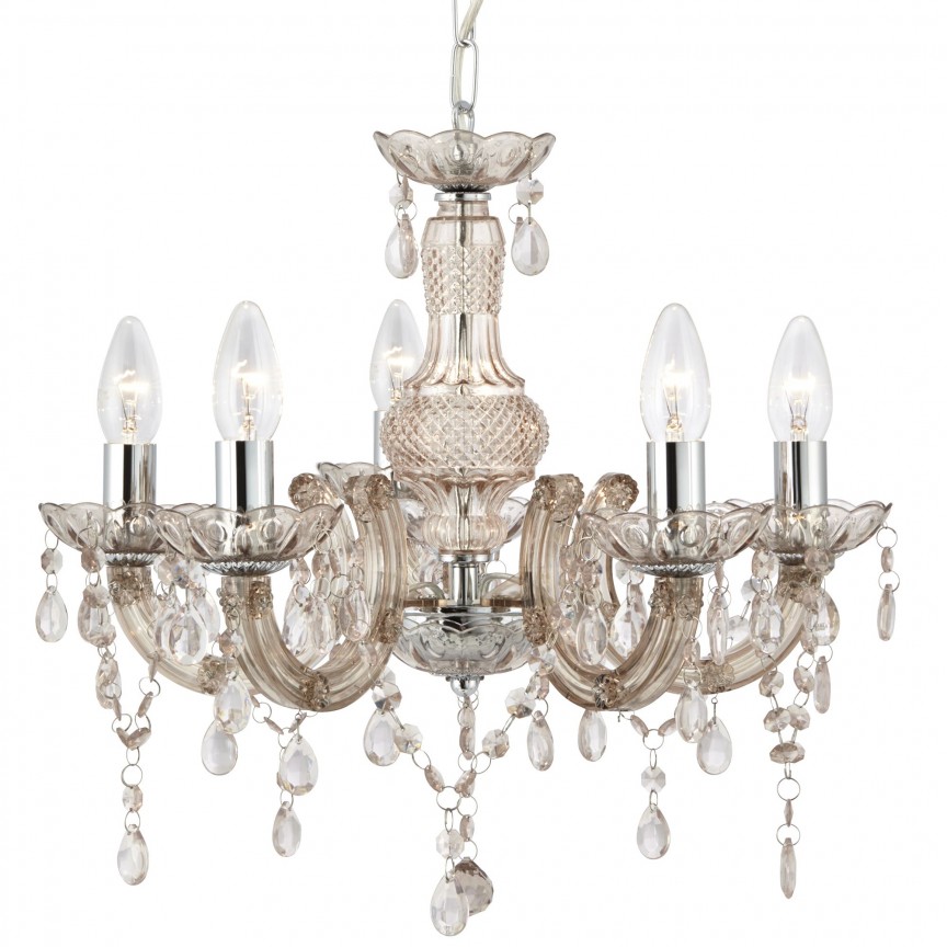 Candelabru stil clasic Marie Therese 5L Mink 1455-5MI SRT, Candelabre moderne si clasice⭐ modele elegante de lux pentru iluminat living, dormitor, bucatarie.✅DeSiGn LED decorativ unic!❤️Promotii lampi❗ ➽ www.evalight.ro. Oferte NOI la corpuri de iluminat pt interior, lustre suspendate de tip suspensii, aplicate de tavan sau perete, stil modern retro sau vintage, candelabre cu cristale, abajur material textil, lemn, metal, sticla, becuri Edison sau LED, ieftine de calitate deosebita la cel mai bun pret. a