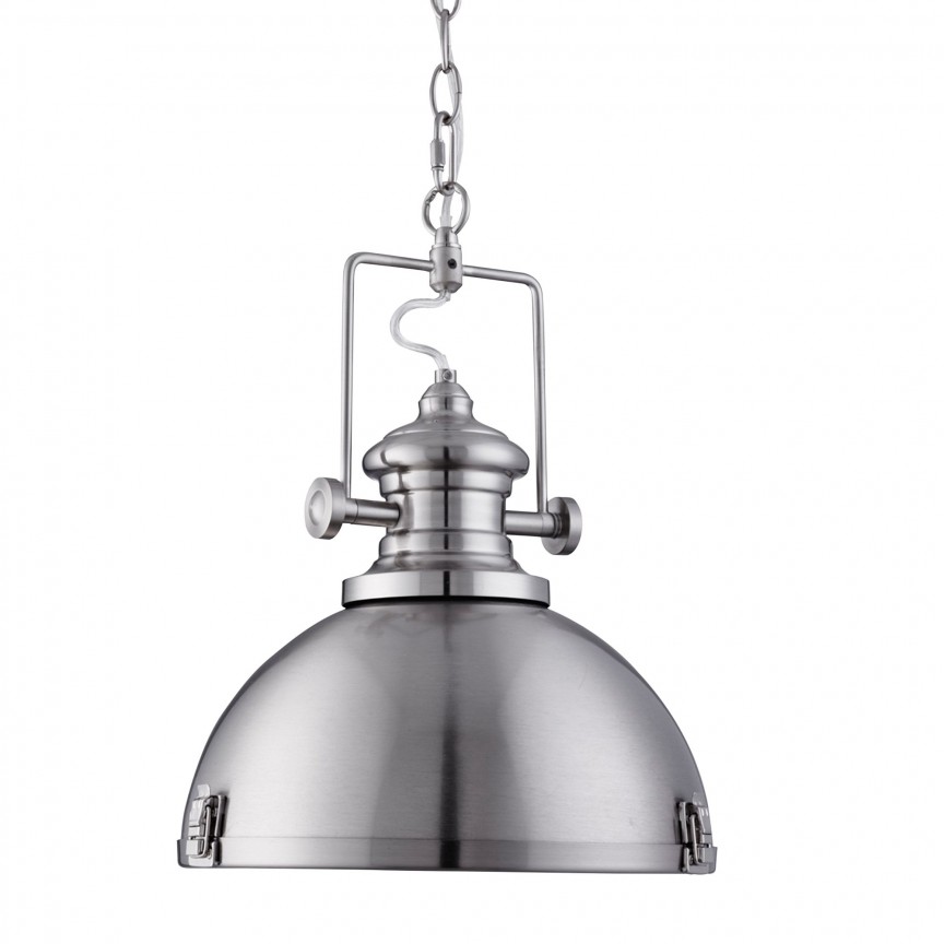 Lustra moderna Industrial argintiu 2297SS SRT, Candelabre Vintage, Retro⭐ modele lustre decorative moderne pentru iluminat bucatarie, dormitor si living.✅Design elegant unic!❤️Promotii lampi❗ ➽ www.evalight.ro. Oferte la corpuri de iluminat suspendate de tip suspensii pentru camere interior, decorate in stil antichizat industrial, retro sau vintage, abajur material textil, lemn, metal, sticla, bec tip lumanare Edison sau LED, ieftine si de lux, calitate deosebita la cel mai bun pret. a